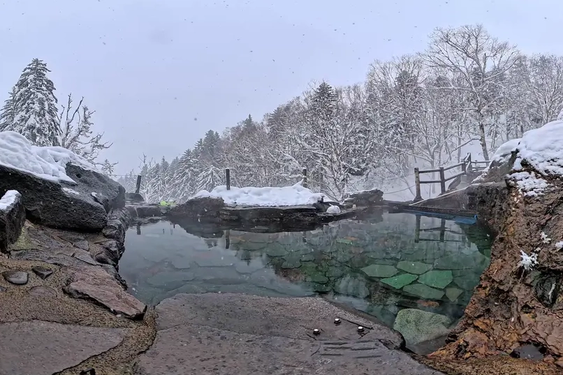 十勝岳・二種類の温泉