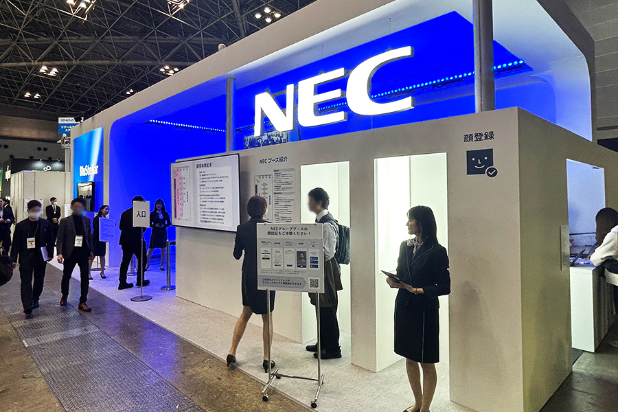 NEC様ブース