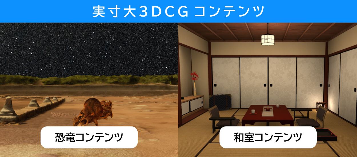 実寸大3DCGコンテンツ