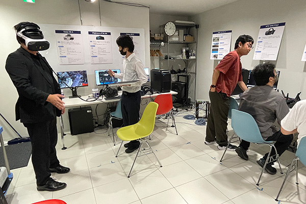 HMD体験の様子③