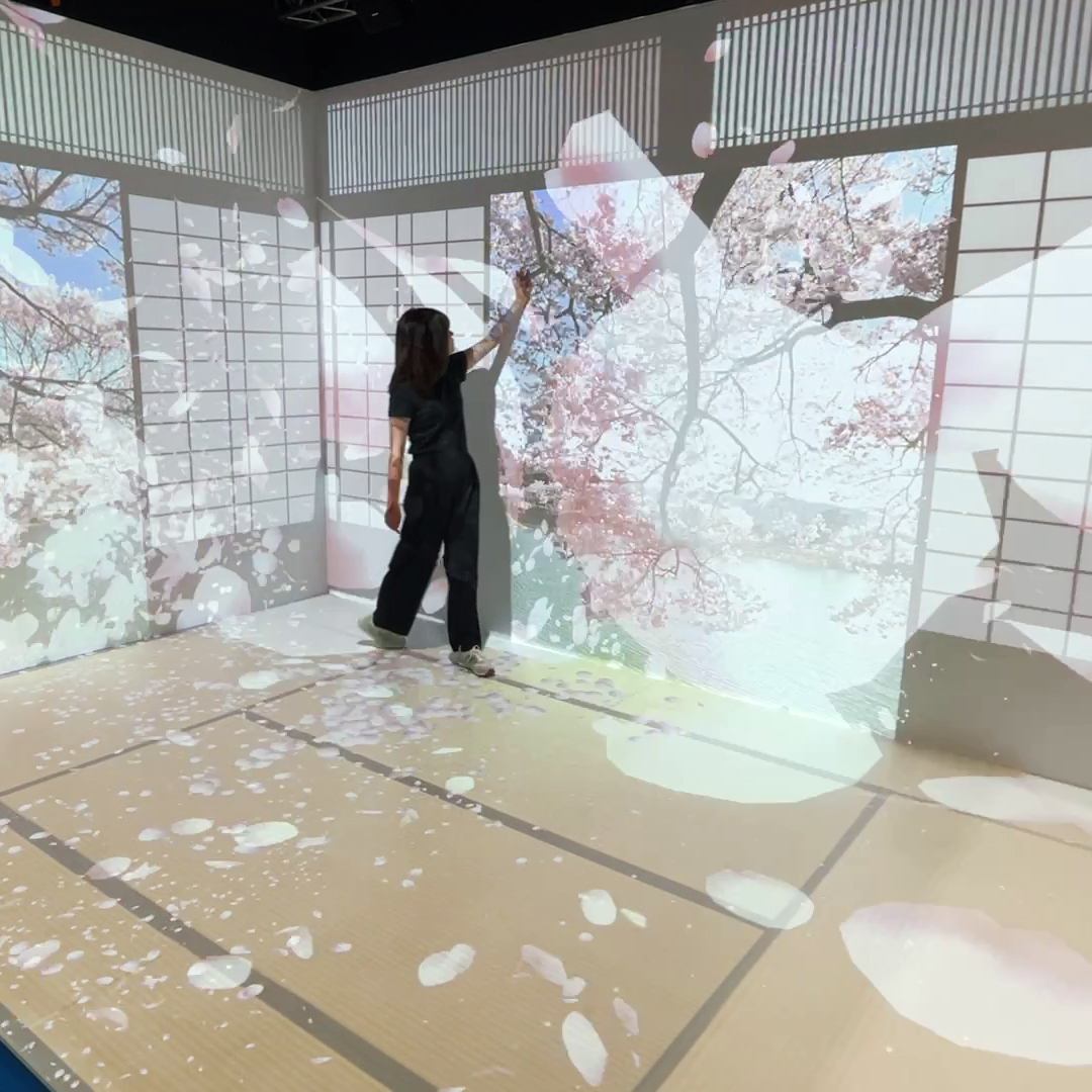 インタラクティブ映像コンテンツ体験イメージ