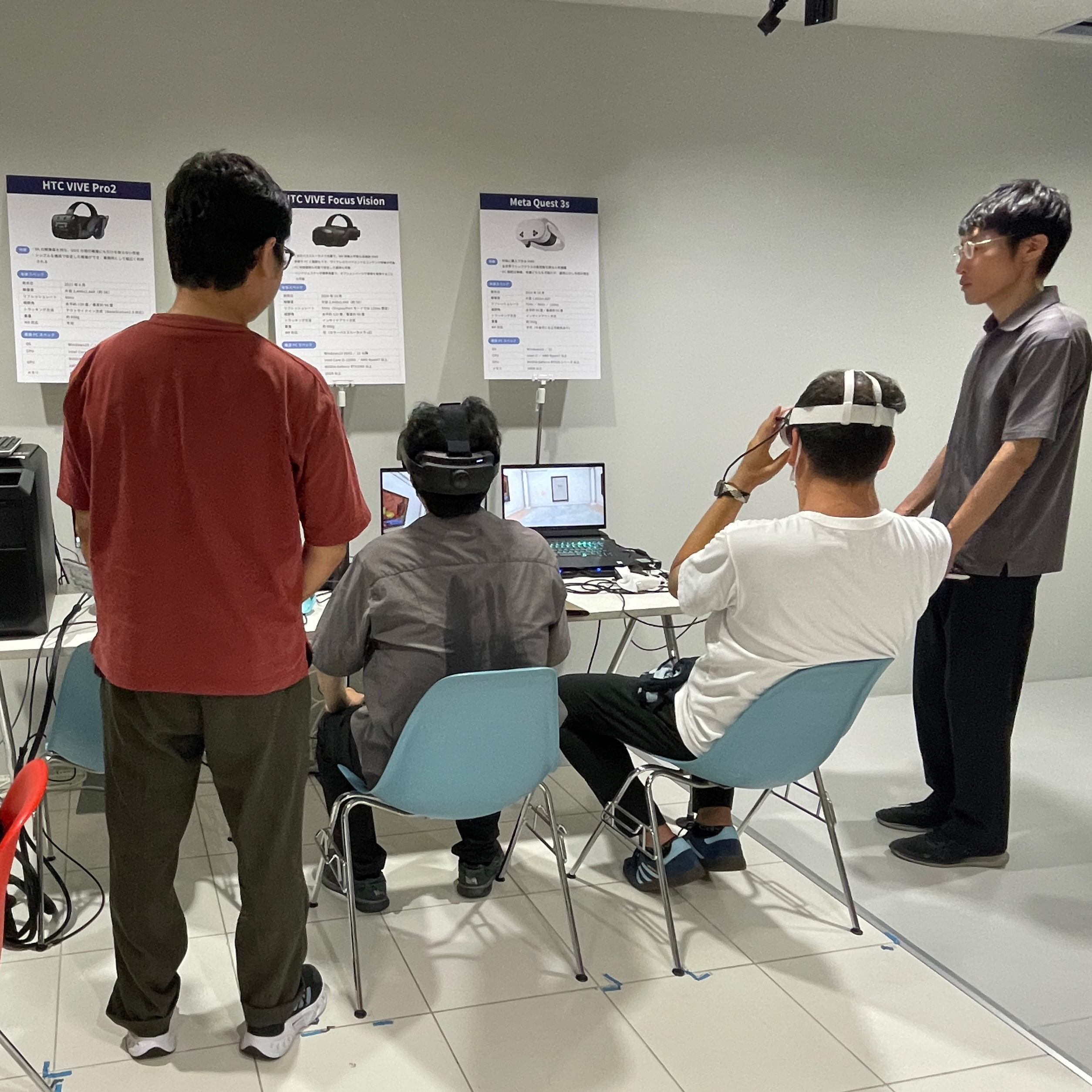 HMD体験の様子